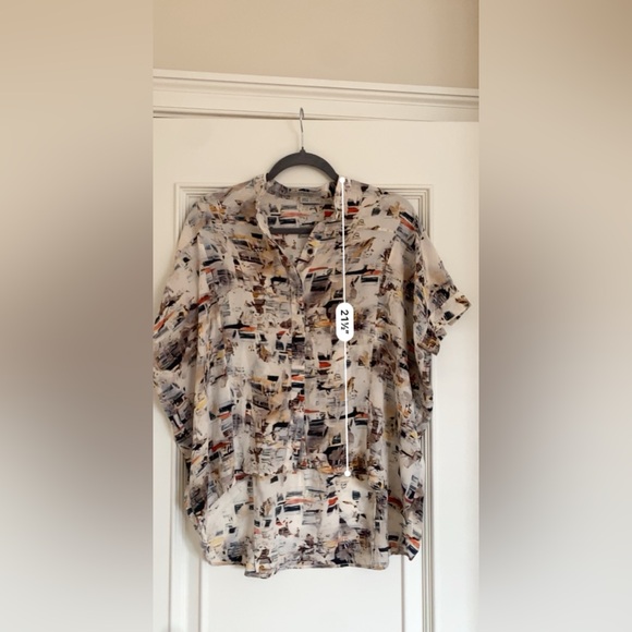 Allsaints Fleet Dash Silk Blouse - Picture 9 of 9